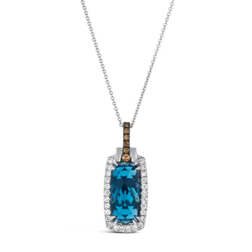 Le Vian Deep Sea Blue Topaz Pendant
